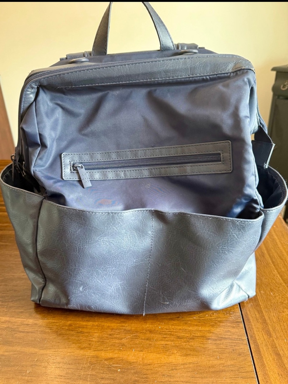 BEIS Blue Baby Bag